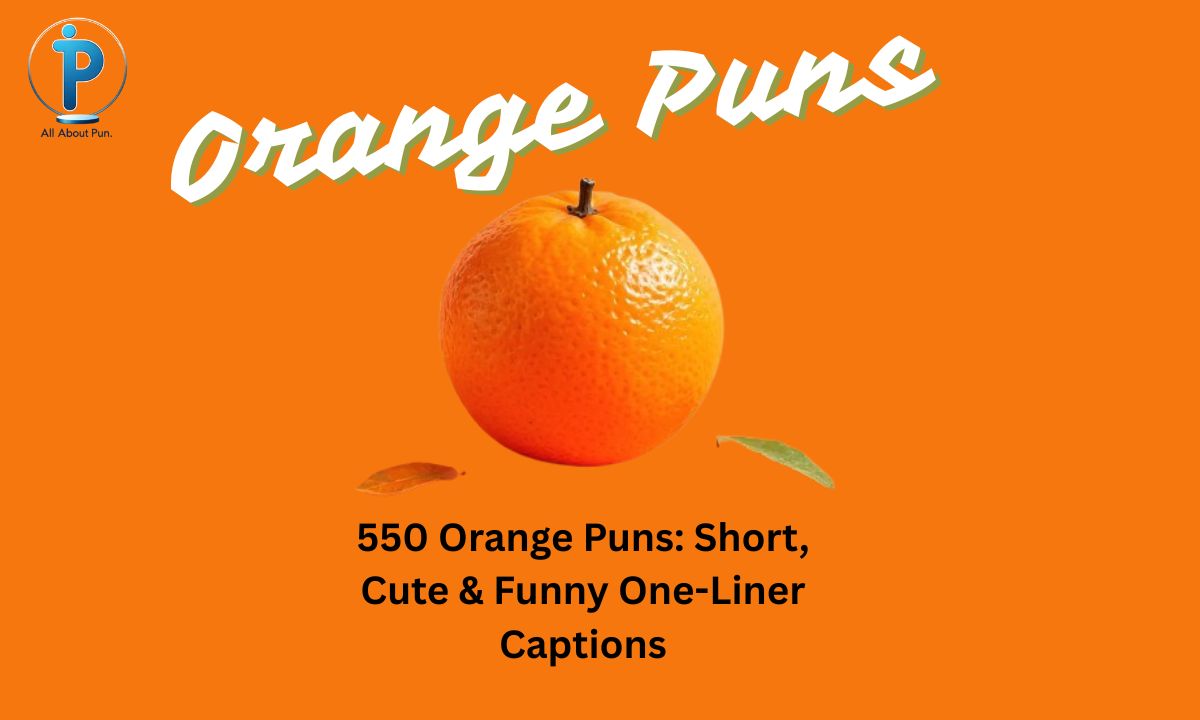 550 Orange Puns: Short, Cute & Funny One-Liner Captions