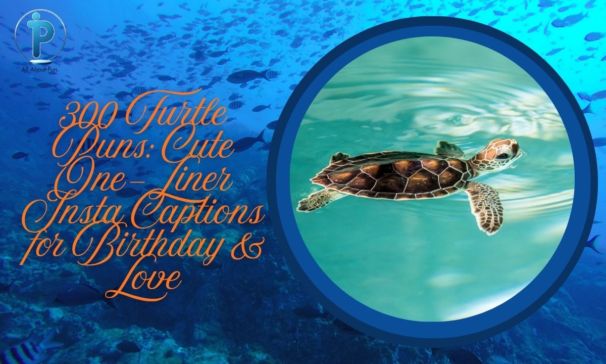 300 Turtle Puns: Cute One-Liner Insta Captions for Birthday & Love